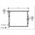 Radiateur refroidissement du moteur BMW E81/87 04-07 (Serie 1)