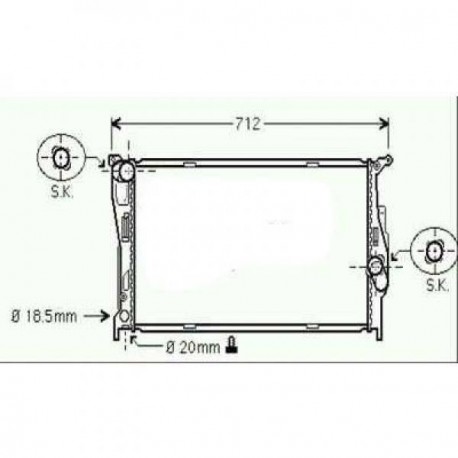RADIATEUR E84/E87/E90 