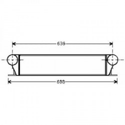  Radiateur d'air BMW E39. 530 d 120KW+ 730 d 135 KW 