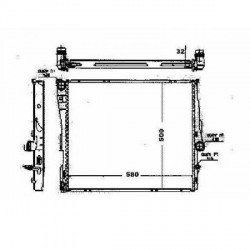 Radiateur refroidissement du moteur BMW X3 (E83) 03-06