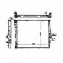 Radiateur refroidissement du moteur BMW X3 (E83) 03-06
