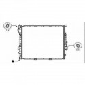 Radiateur refroidissement du moteur BMW X5 (E53) 99-03