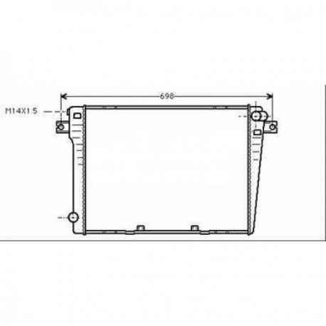  Radiateur Eau BMW E30. 