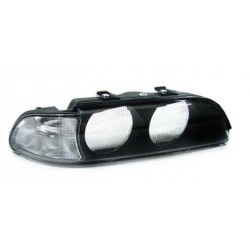 Glace striée phare projecteur principal droit (Côté passager) BMW E39 95-00 (Serie 5)