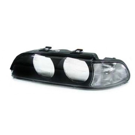 Glace striée phare projecteur principal gauche (Côté conducteur) BMW E39 95-00 (Serie 5)