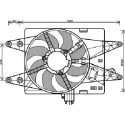 Ventilateur refroidissement du moteur Fiat Doblo 01-05