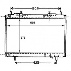 Radiateur refroidissement du moteur Fiat Bravo 95-01 Fiat Bravo 95-01