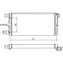  Radiateur Eau FIAT CINQUECENTO. 900+1100 +/-AC.+ SEICENTO 
