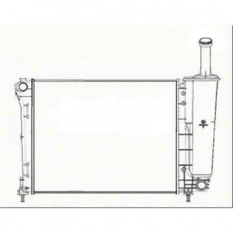 Radiateur refroidissement du moteur Fiat 500 berline / Cabriolet apres 2007