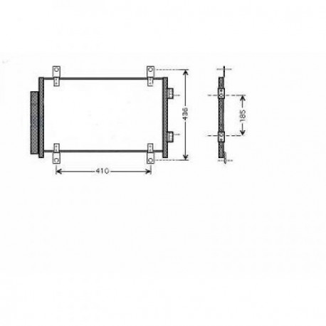  Condenseur FIAT DUCATO. aussi PEUGEOT BOXER 