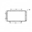 Radiateur refroidissement du moteur Citroen Jumper 02-06 Fiat Ducato 02-06 Peugeot Boxer 02-06