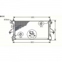 Radiateur refroidissement du moteur Fiat Ducato apres 2006