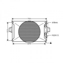  Radiateur Eau FIAT DAILY 35/35.8/49.10 TURBO 