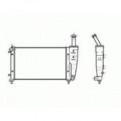 Radiateur refroidissement du moteur Fiat Idea apres 2004 Fiat Idea apres 2004