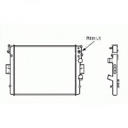 Radiateur refroidissement du moteur Iveco Iveco Daily 00-06