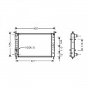 Radiateur refroidissement du moteur Fiat Palio Weekend 98-02