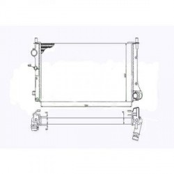 Radiateur refroidissement du moteur Fiat Panda apres 2003