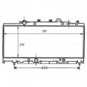 Radiateur refroidissement du moteur Lancia Ypsilon 00-03