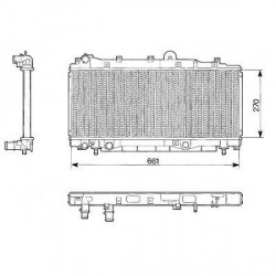  Radiateur Eau PUNTOLANCIA Y. 1.2.AUT.PUNTO+AC 
