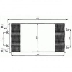 Condenseur climatisation Fiat Punto 99-03