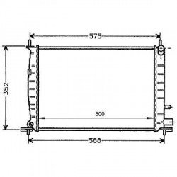 Radiateur refroidissement du moteur Ford Fiesta 95-99