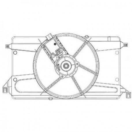  Ventilateur FORD C-MAX. 1.6 100/115PS 