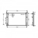 Radiateur refroidissement du moteur Ford Fiesta 02-05