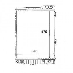 Radiateur refroidissement du moteur Audi 80