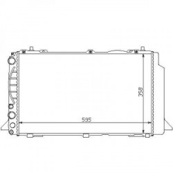 Radiateur refroidissement du moteur Audi 80