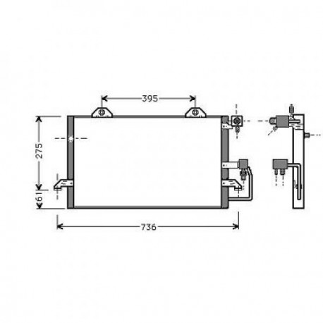 Condenseur AUDI 80 tous modeles Essence