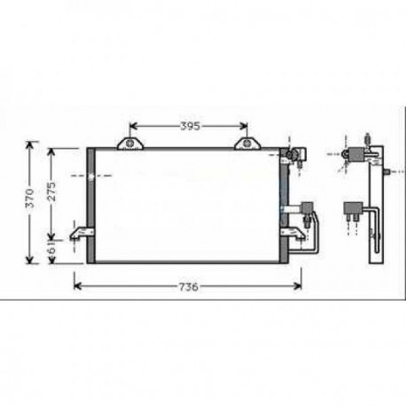Condenseur AUDI 80