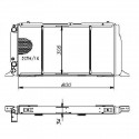Radiateur refroidissement du moteur Audi 80