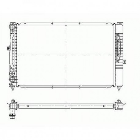 Radiateur refroidissement du moteur VolksWagen Passat 00-05