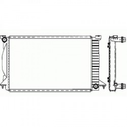 Radiateur refroidissement du moteur Audi A4 00-04