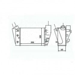 Intercooler échangeur Audi A4 00-04