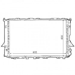Radiateur refroidissement du moteur Audi A6 94-97