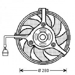 Ventilateur refroidissement du moteur Audi A6 01-04