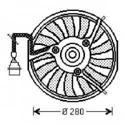 Ventilateur refroidissement du moteur Audi A6 01-04