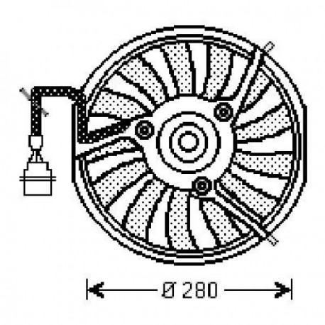 Ventilateur refroidissement du moteur Audi A6 01-04