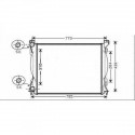 Radiateur refroidissement du moteur Audi A6 04-08