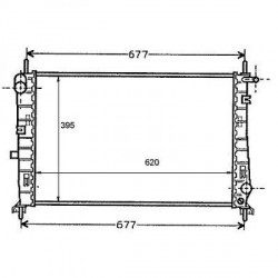 Radiateur refroidissement du moteur Ford Mondeo 93-96 Beline / Break Ford Mondeo 96-00 Berline / Break