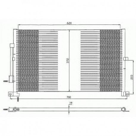  Condenseur MONDEO. tous mod. 