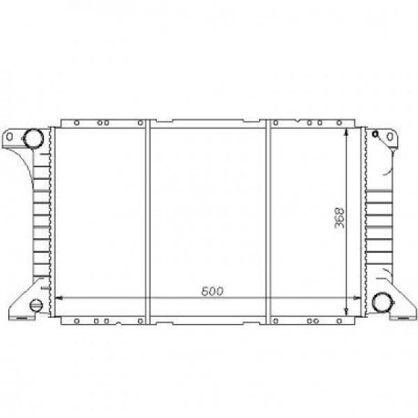 Radiateur refroidissement du moteur Ford Transit 91-94