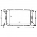 Radiateur refroidissement du moteur Ford Transit 94-99