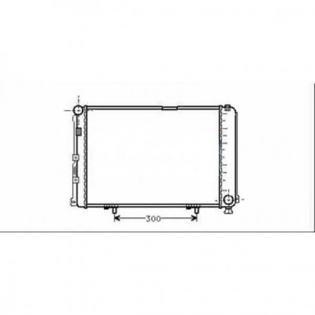 Radiateur refroidissement du moteur Mercedes W124 85-93 200-300E 