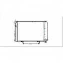 Radiateur refroidissement du moteur Mercedes W124 85-93 200-300E 