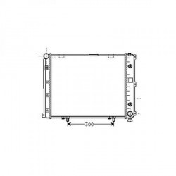  Radiateur Eau BMW E300 D/4-MATIC.TD. E 300 D.4-MATIC TD.+/-AC 