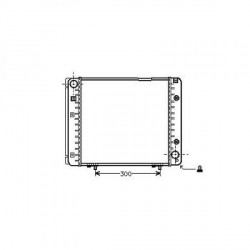 Radiateur refroidissement du moteur Mercedes W124 93-95 200-320E 