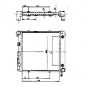 Radiateur refroidissement du moteur Mercedes W201 82-93 190E/D 