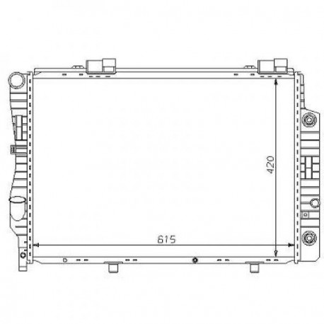 Radiateur refroidissement du moteur Volvo S40/V40 96-00